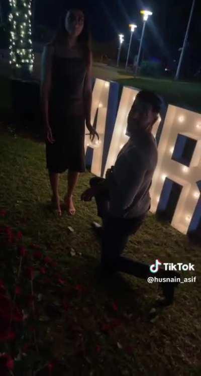 Guy turns proposal for a 