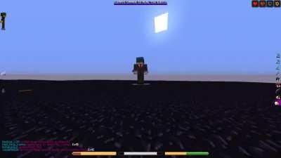 I turned the Elytra into a hoverboard so I can fly in style