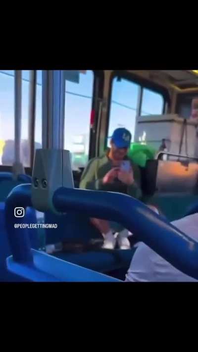 Man argues with side chick and camerawoman while on public transit