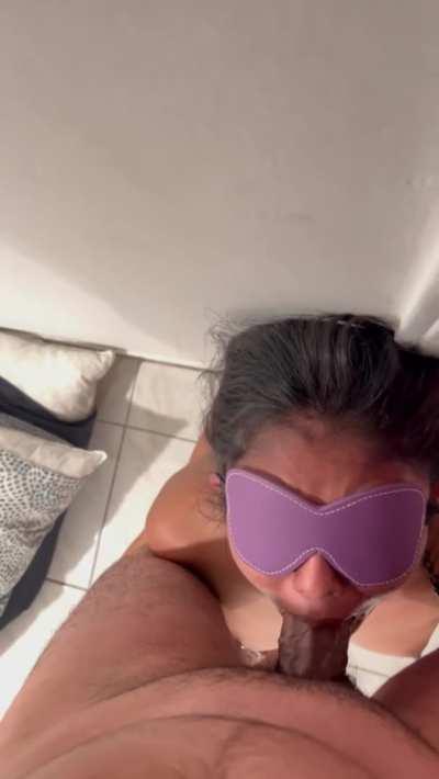 brown sloppy sucking white looks good