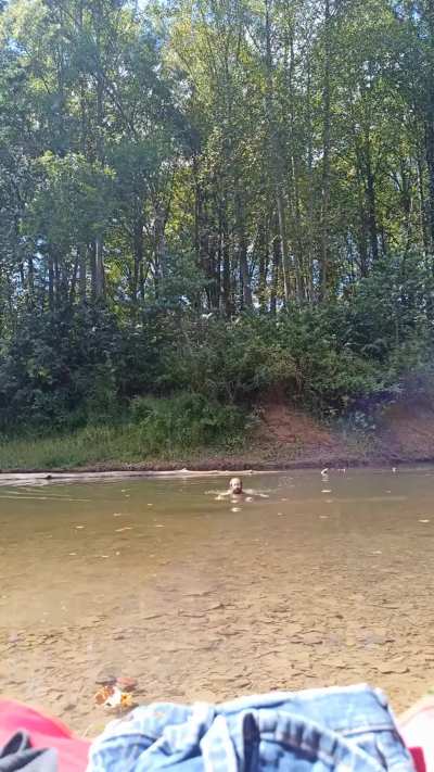 Once the weather warms up, any Bros want to join me by the creek?