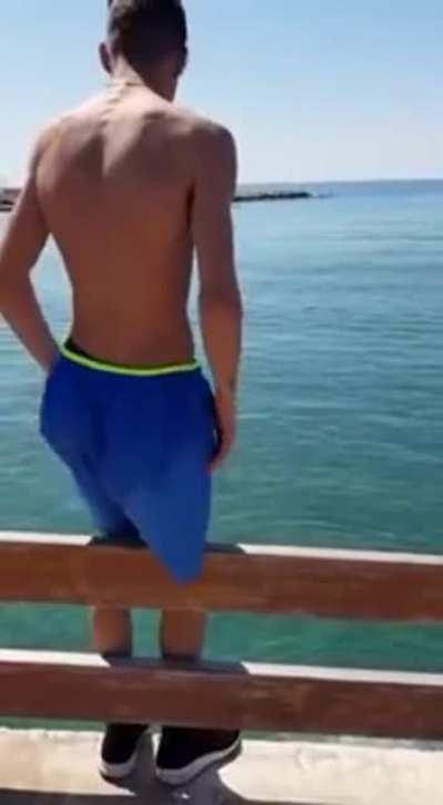 Close call while diving