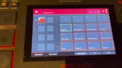 Raw video - Apollonia samples w kits on the Live 2