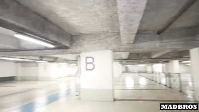 Parking fuck with a latina