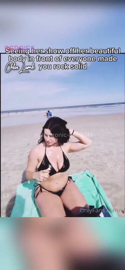 Me and mommy on the beach 