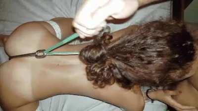 Pull hard on the slurp mechanism