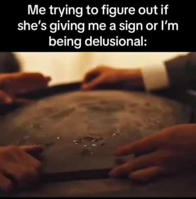 Yep, I'm definitely being delusional...