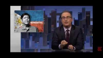 Last Week Tonight with John Oliver on covering about the PH Elections.