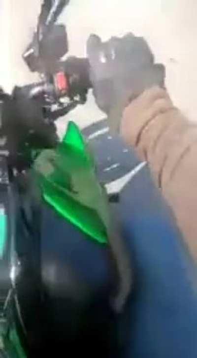 Driving a Bike At More Than 100 MPH