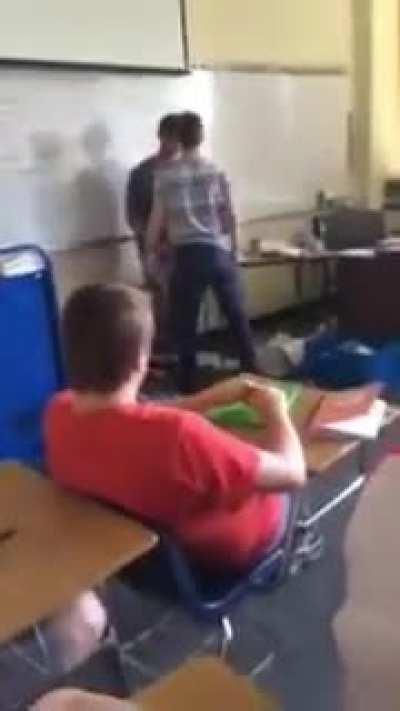 Classroom bully gets what he deserves.