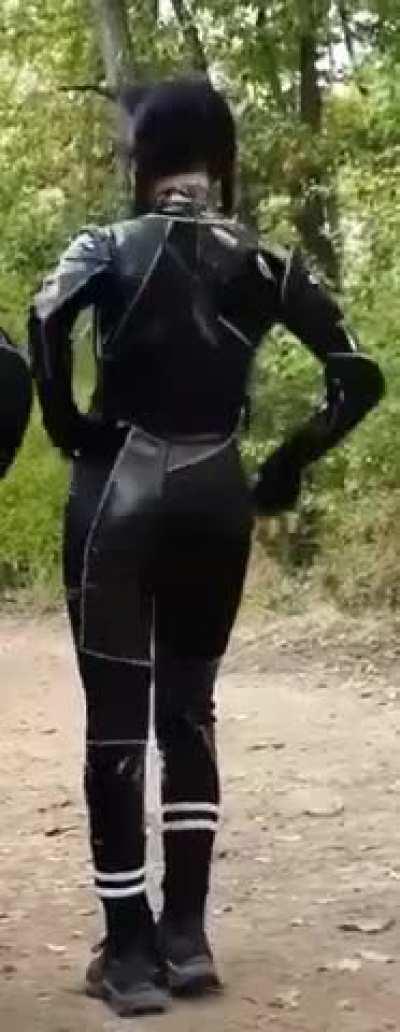 she already has a halloween costume 🐈‍⬛