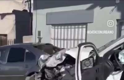 chocaron dos patrulleros en González Catán: