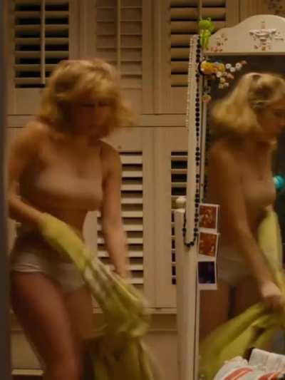 Jennette playing with her boobs