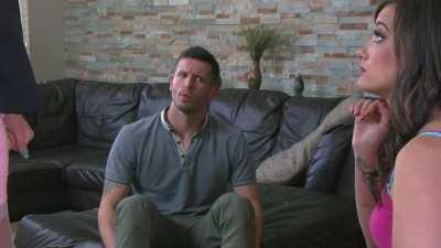 Stepmom & the maid teach me some respect