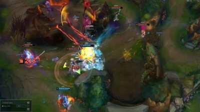 I listened to you guys and got the Project Ashe skin! Here's a Pentakill with it!