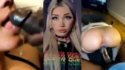 Blonde White Girl TikTok Babe Dancing Sucking Fucking BBC Cumshot Ahegao PMV Loop