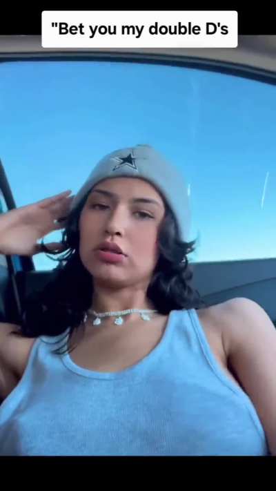 Bet her boobs on football