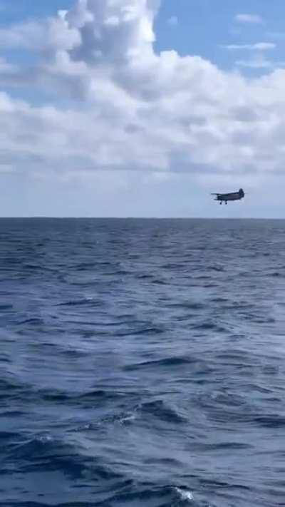 Cuban pilot who defected to US seen flying low to avoid being detected.