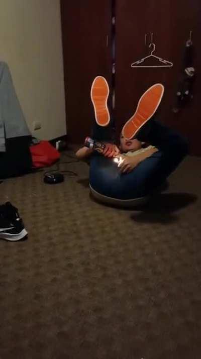 Wcgw trying to light up your fart.