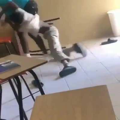 Talk about a chaotic fight..