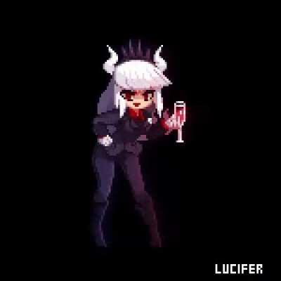 Pixelart Lucifer