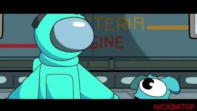 Finalmente terminei a minha segunda animação de among us ( que tá ruim ) para esse subreddit espero que vcs gostem :')