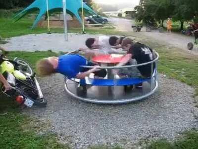 Round and round we go