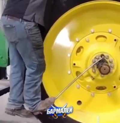 Standing on a lug wrench [WCGW]