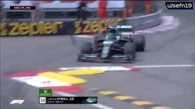 Un-Aired Nikita Mazepin spin at the 2021 Monaco Grand Prix