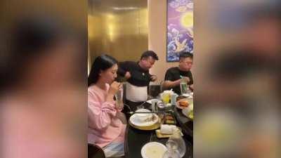 He lost its all at the dinner Table