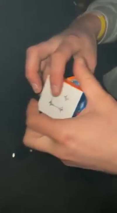 rubik's cube on the dancefloor