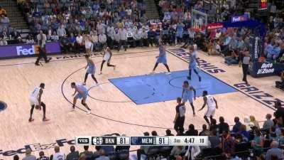 [Highlight] Ja Morant locks up Kyrie and talks to him, but Kevin Durant saves the day as and moves to #20 on the all time scoring list