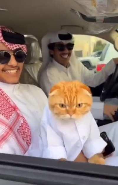 The Orange boy is dressed for Ramadan