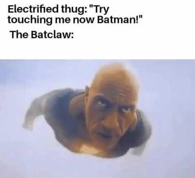The Batclaw solos Superman