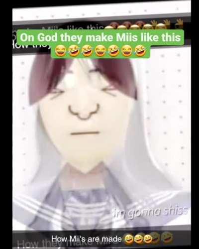 How Mii's are made 👌👌😱🤣🤣😂😱👌🤣😱🙂