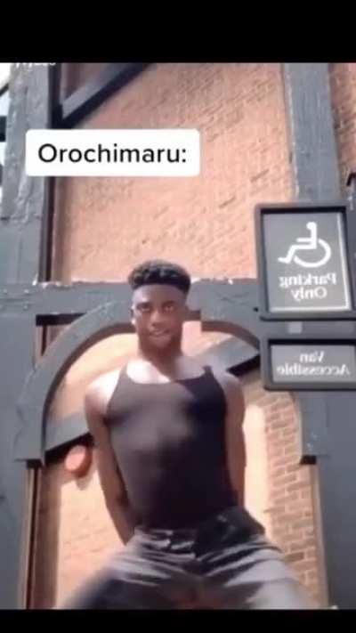 Orochimaru slithering on the beat