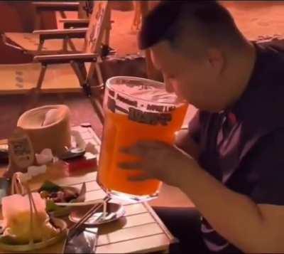 Many, many, many pints of beer