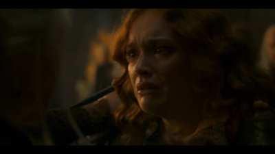 Y'all want Rhaenyra and Alicent to make peace so here's them talking about their favourite drinks instead of fighting about Aemond's eye