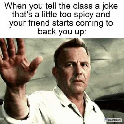 It's too late for me now. Save yourself! Save the dream.