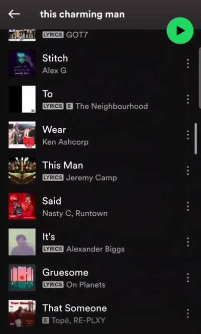 this charming man in song titles 💃