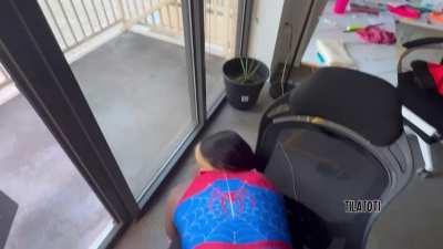 Spider girl to the rescue.