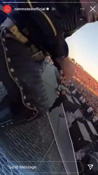 Till fighting with a camera man.