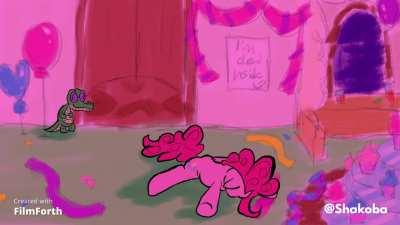 Pinkie Pie passed out