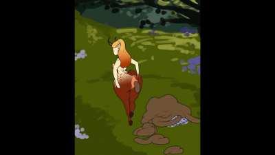 Half female Half deer