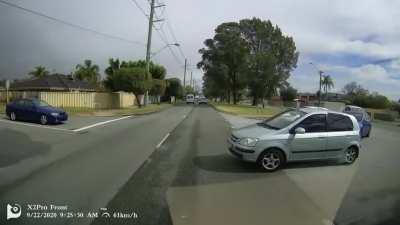 Driver decides not to wait and pays the price.