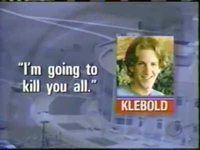 CBS News Columbine Basement Tapes Report (December 13, 1999) Include 4 seconds of RARE footage of the library and the cafeteria before the tragedy. Pretty hard to find this video so save it.