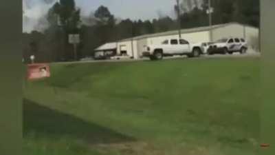 HMFT after flying in a pickup truck