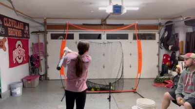 Dad was not impressed with this swing