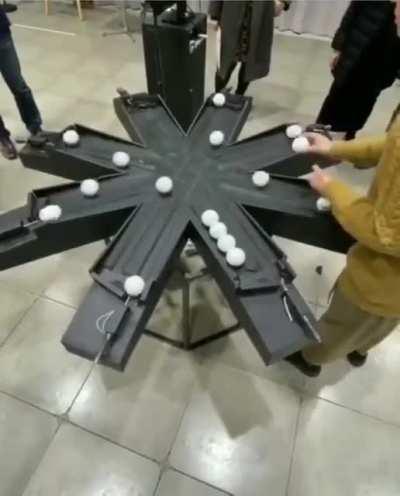 Perpetual motion collision course