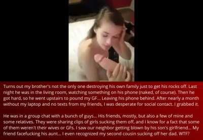 Quarantining with your GF was a mistake, Chapter 15 [cuckold][incest]